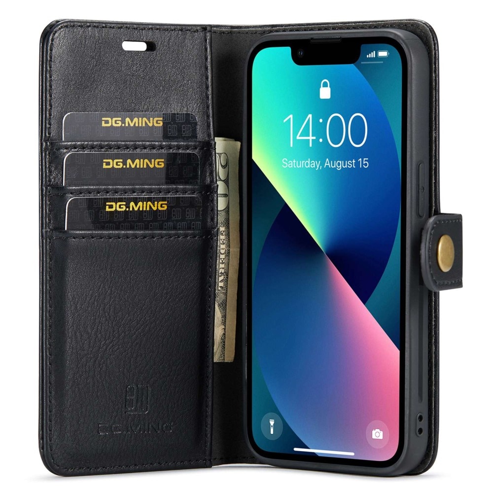 Magnet Wallet iPhone 15 Plus Black