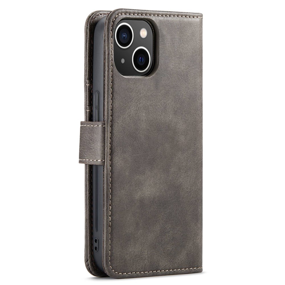 Magnet Wallet iPhone 15 Plus Brown