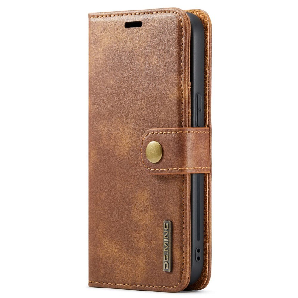 Magnet Wallet iPhone 15 Plus Cognac