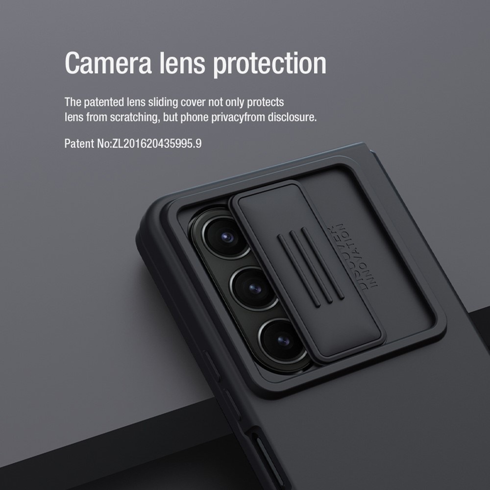 Soft CamShield Skal Samsung Galaxy Z Fold 5 svart