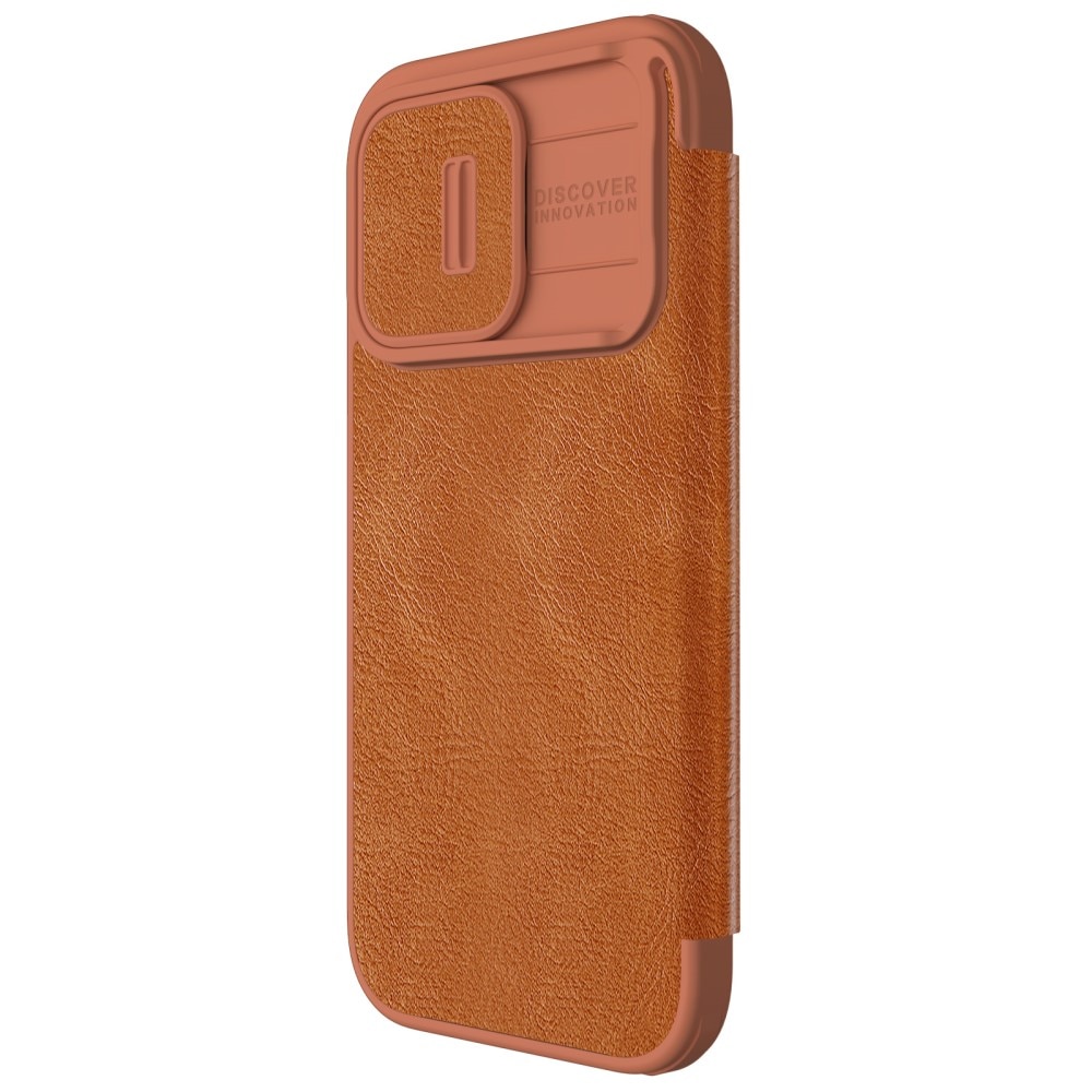 Qin Pro CamShield iPhone 15 Pro Max Brown