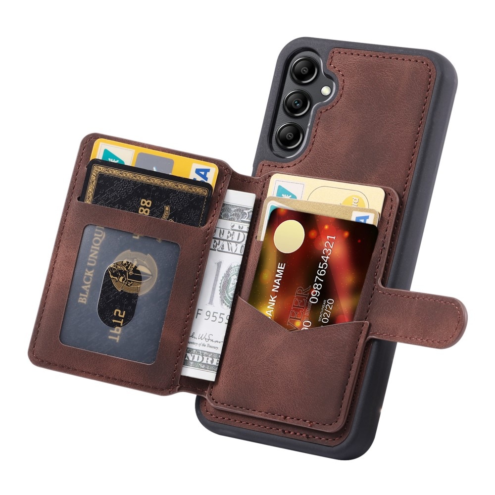 Skal Multi-slot RFID-skydd Samsung Galaxy S23 FE brun