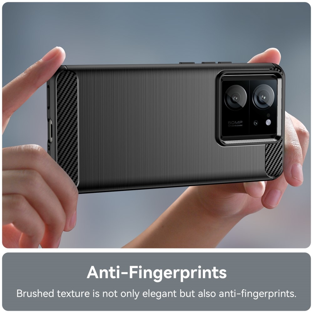 Xiaomi 13T Skal TPU Brushed Svart