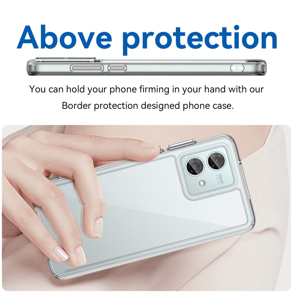 Crystal Hybrid Case Motorola Moto G84 transparent
