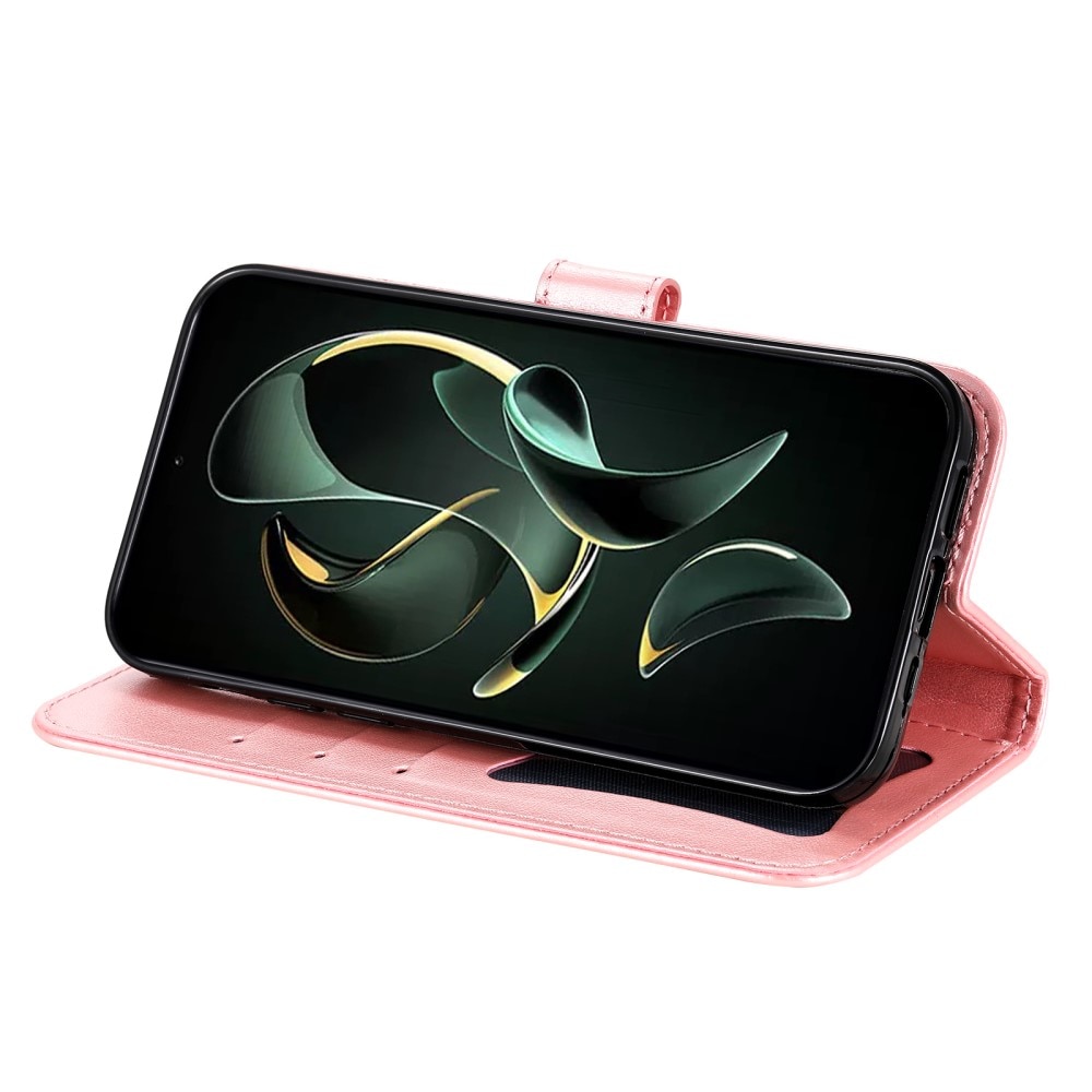 Läderfodral Mandala Xiaomi 13T Pro rosa