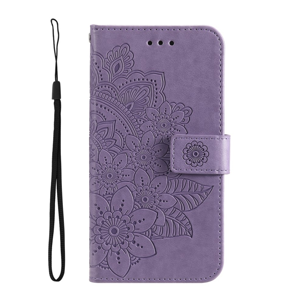 Läderfodral Mandala Xiaomi 13T Pro lila