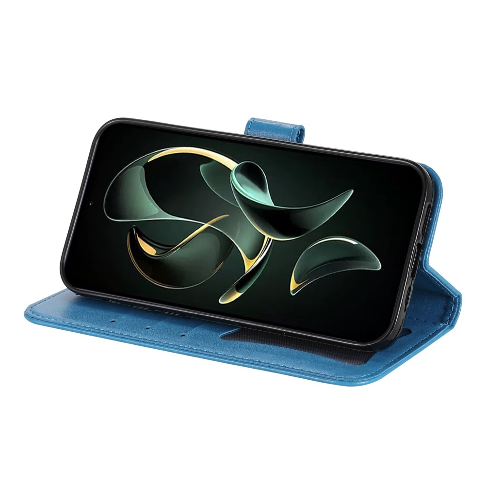 Läderfodral Mandala Xiaomi 13T Pro blå