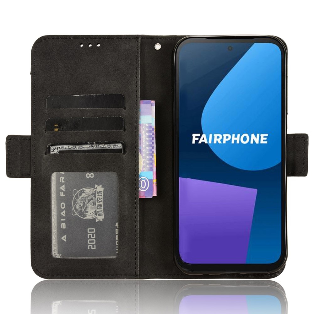 Multi Plånboksfodral Fairphone 5 svart