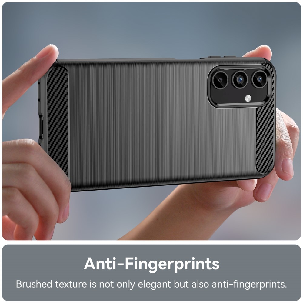 Samsung Galaxy A15 Skal TPU Brushed Svart