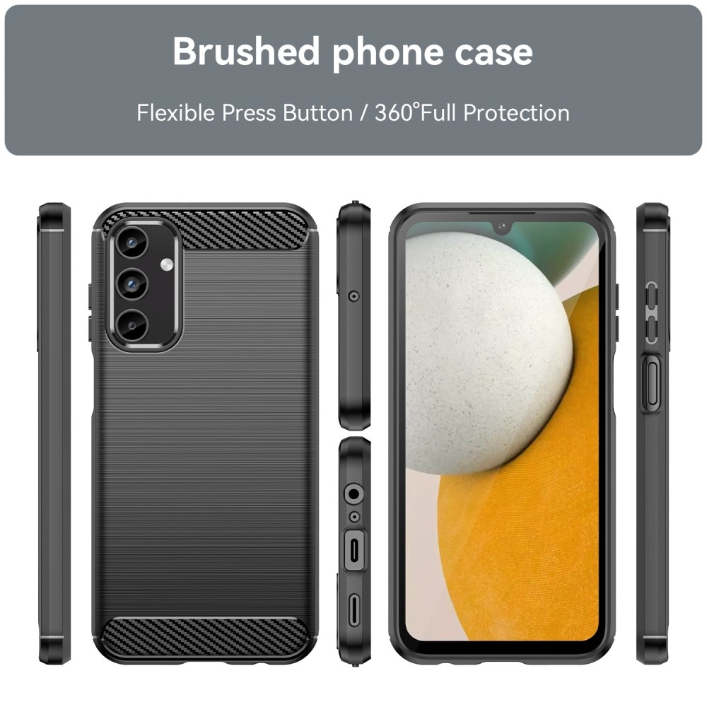 Samsung Galaxy A15 Skal TPU Brushed Svart