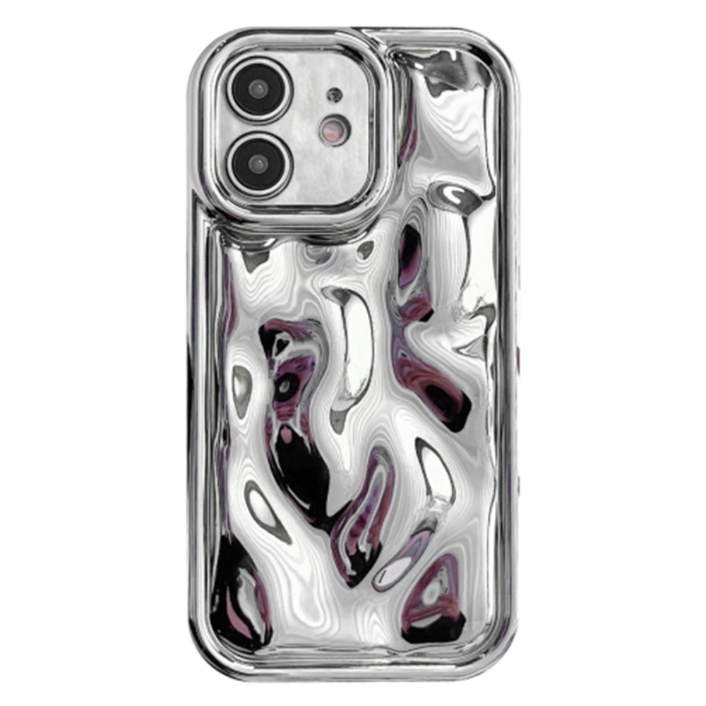 Wavy Skal TPU iPhone 12 silver