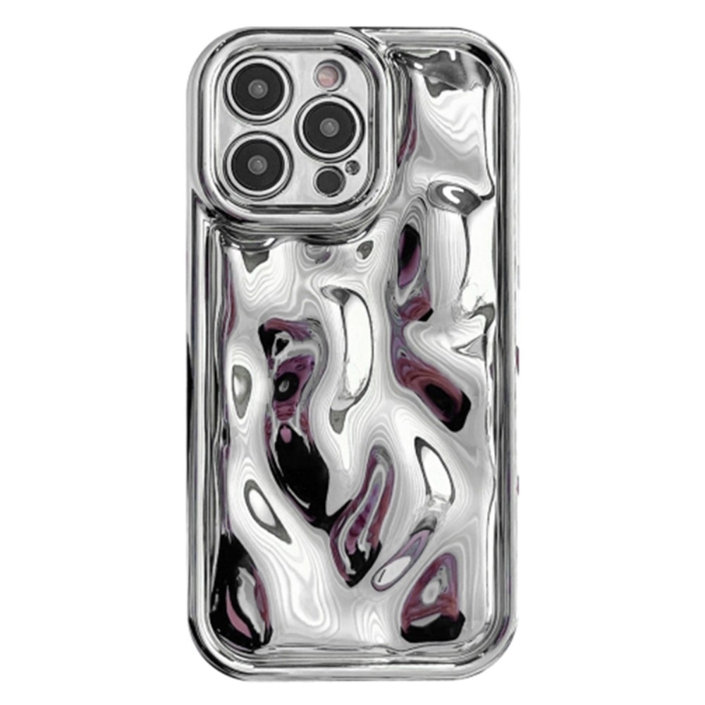 Wavy Skal TPU iPhone 15 Pro silver