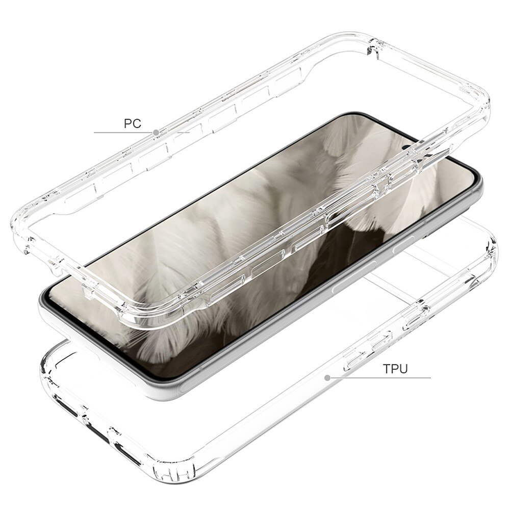 Full Cover Skal Google Pixel 8 transparent