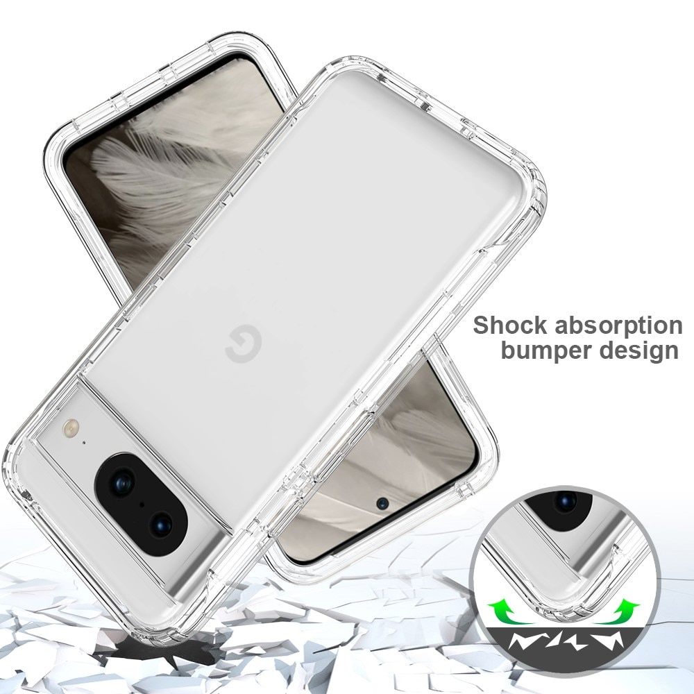 Full Cover Skal Google Pixel 8 transparent