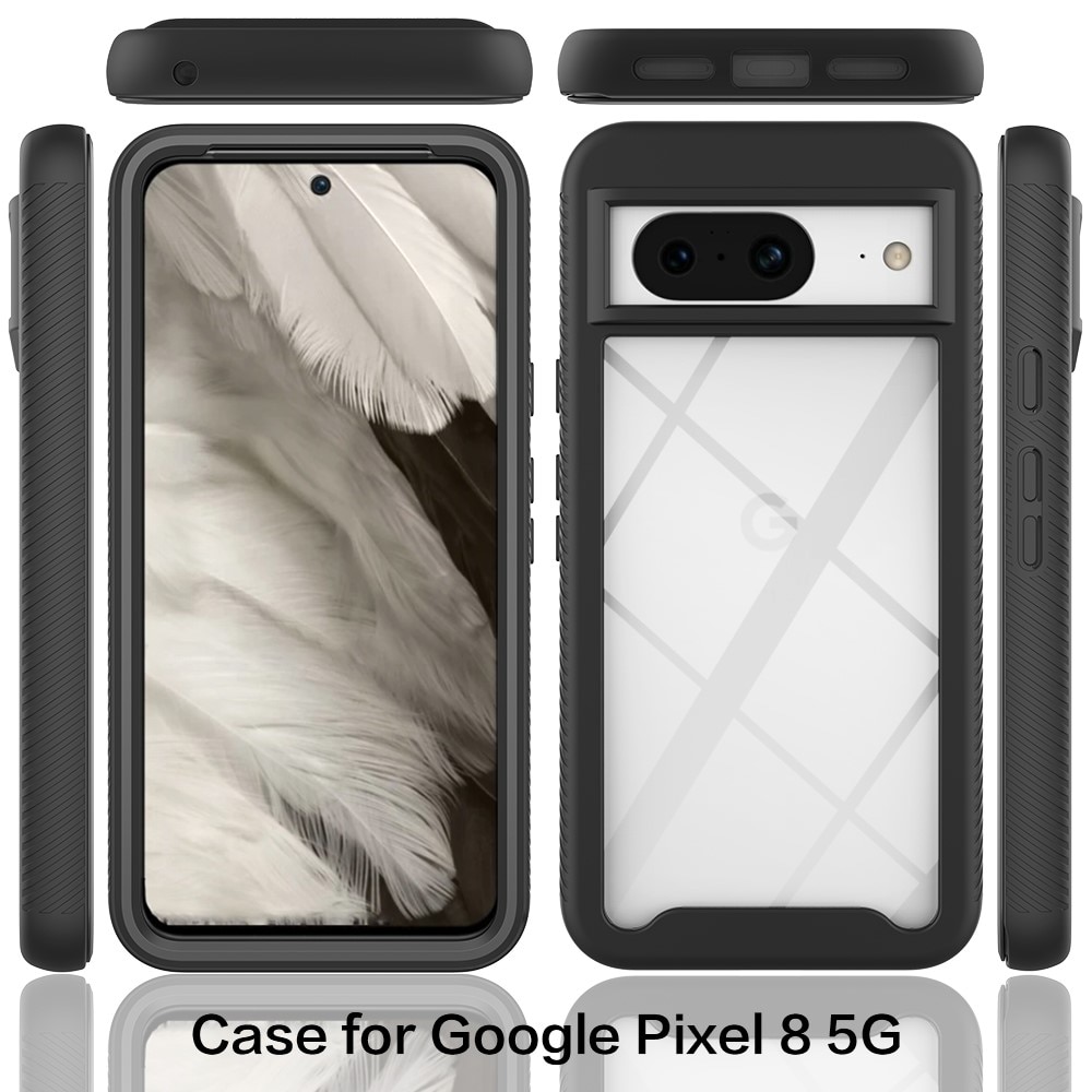 Full Protection Case Google Pixel 8 Svart