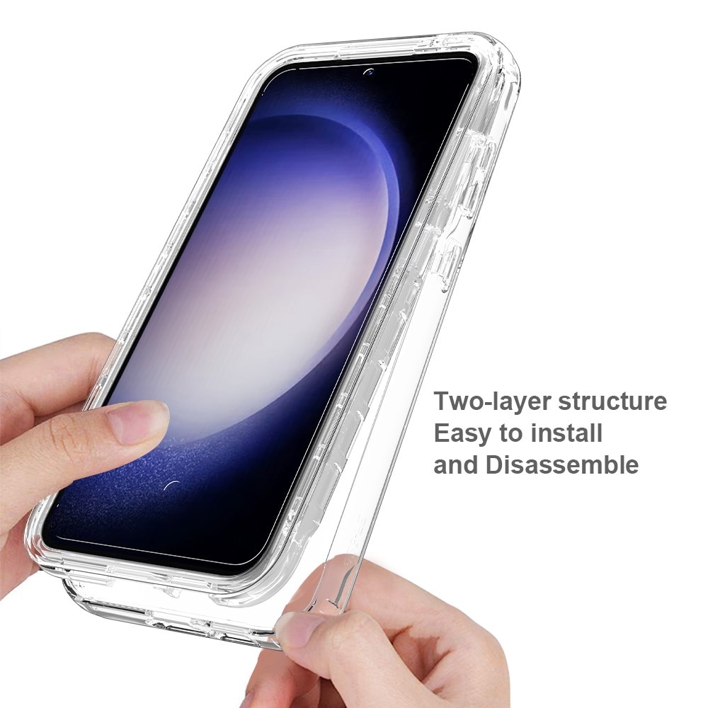 Full Protection Case Samsung Galaxy S23 FE Genomskinlig