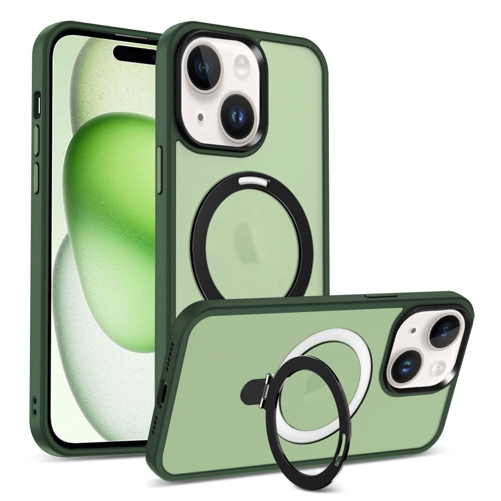 Hybridskal MagSafe Ring iPhone 15 grön