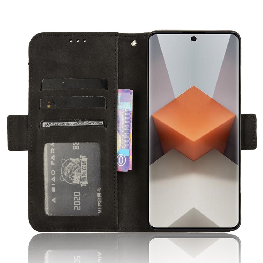 Multi Plånboksfodral Xiaomi Redmi Note 13 Pro Plus svart