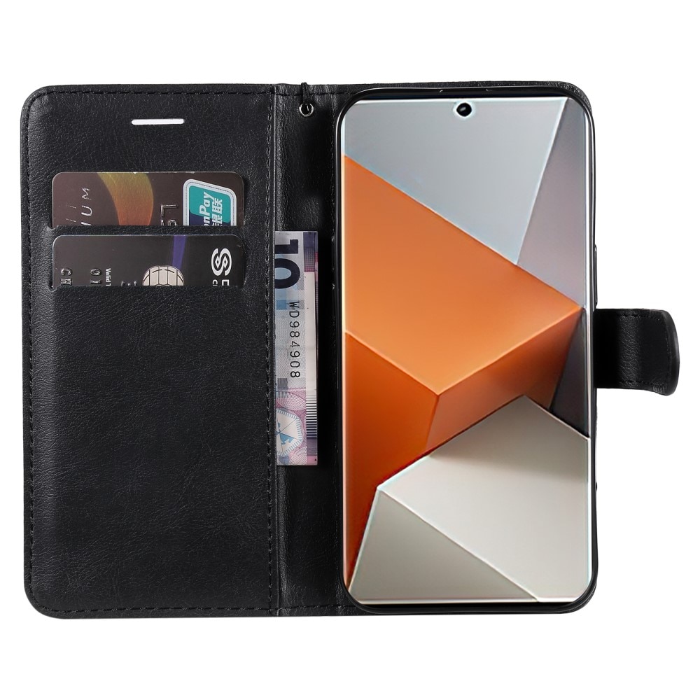 Plånboksfodral Xiaomi Redmi Note 13 Pro Plus svart