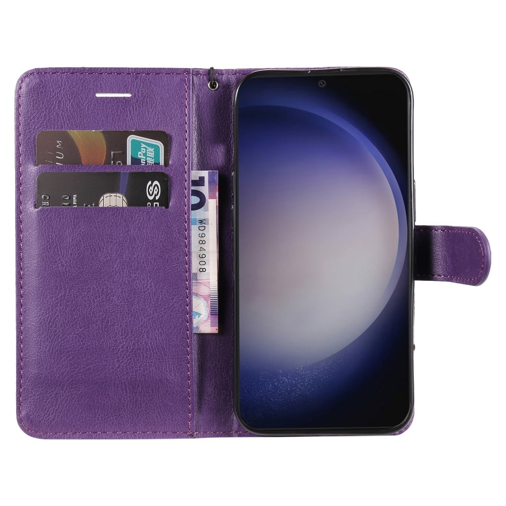 Plånboksfodral Samsung Galaxy S24 lila
