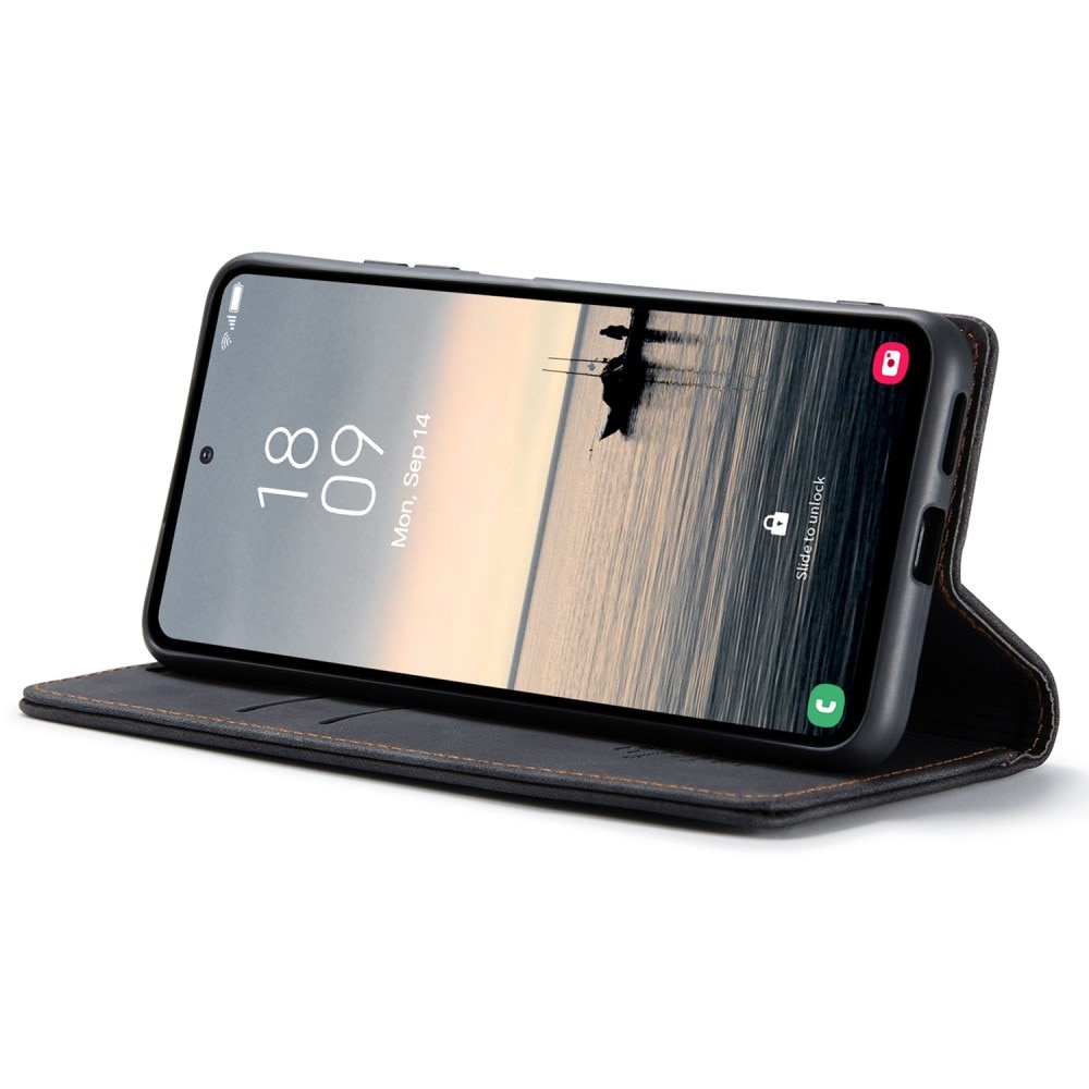Slim Plånboksfodral Samsung Galaxy S23 FE svart