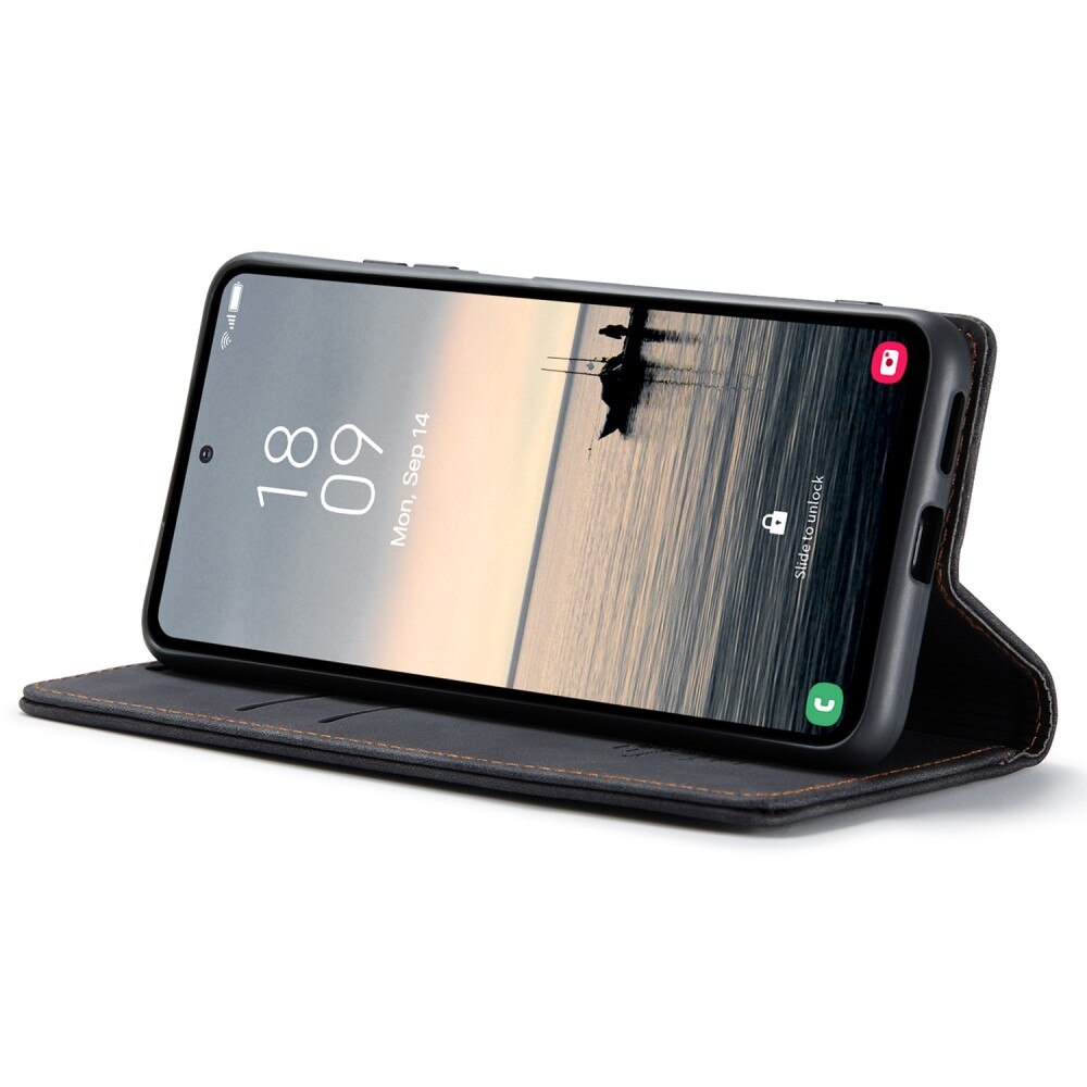Slim Plånboksfodral Samsung Galaxy S23 FE Svart