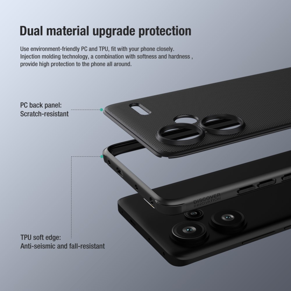 Super Frosted Shield Xiaomi Redmi Note 13 Pro Plus svart
