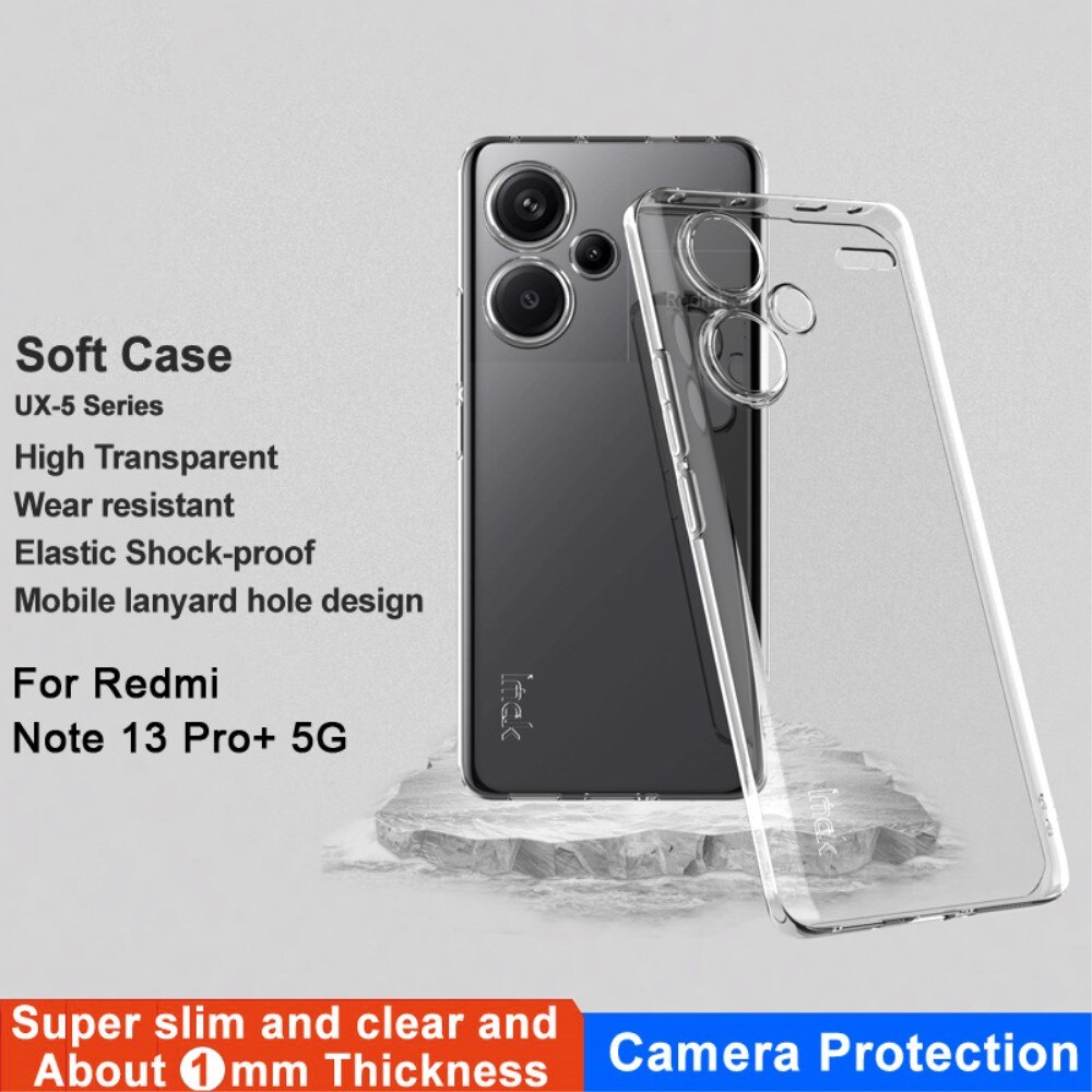 TPU Case Xiaomi Redmi Note 13 Pro Plus Genomskinlig