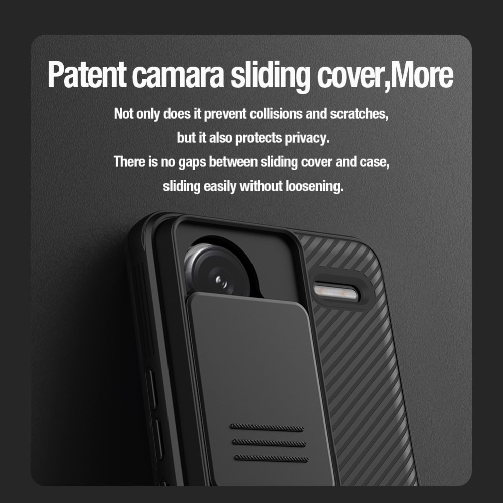 CamShield Skal Xiaomi Redmi Note 13 Pro Plus svart