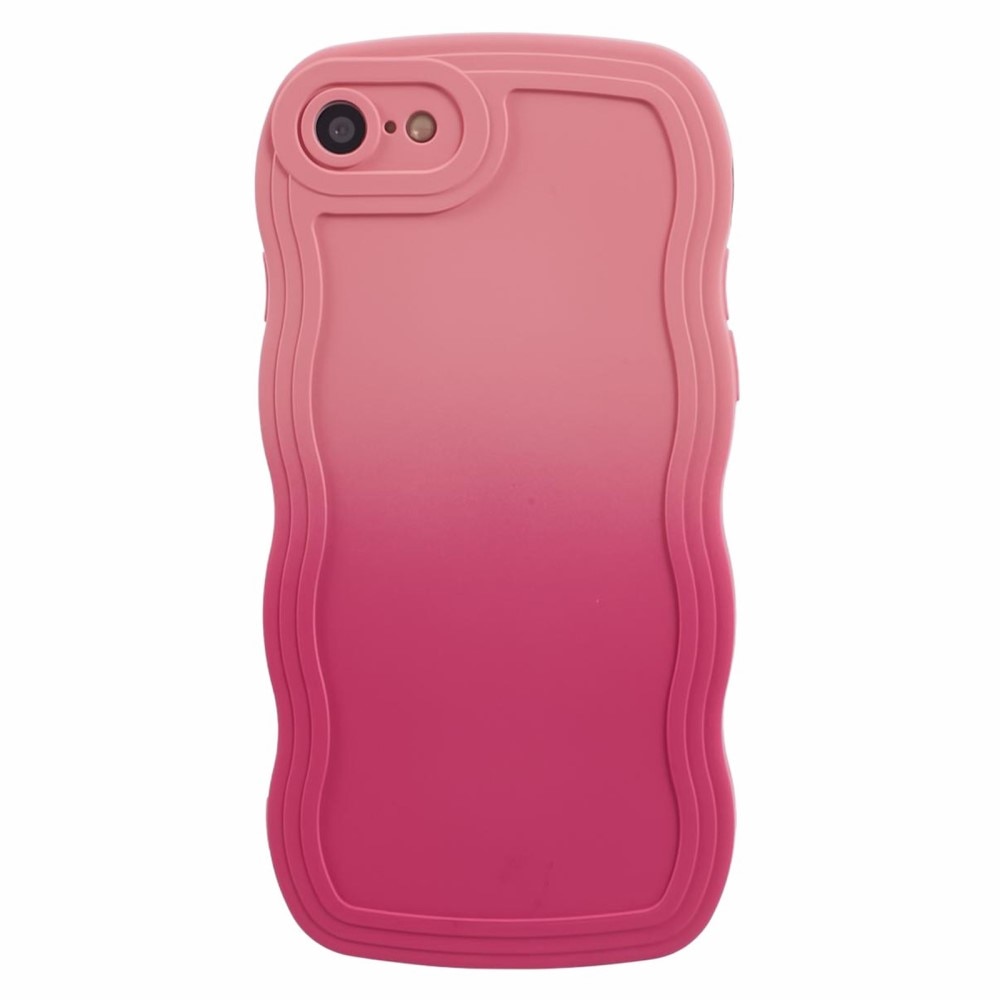 Wavy Edge Skal iPhone SE (2022) rosa ombre