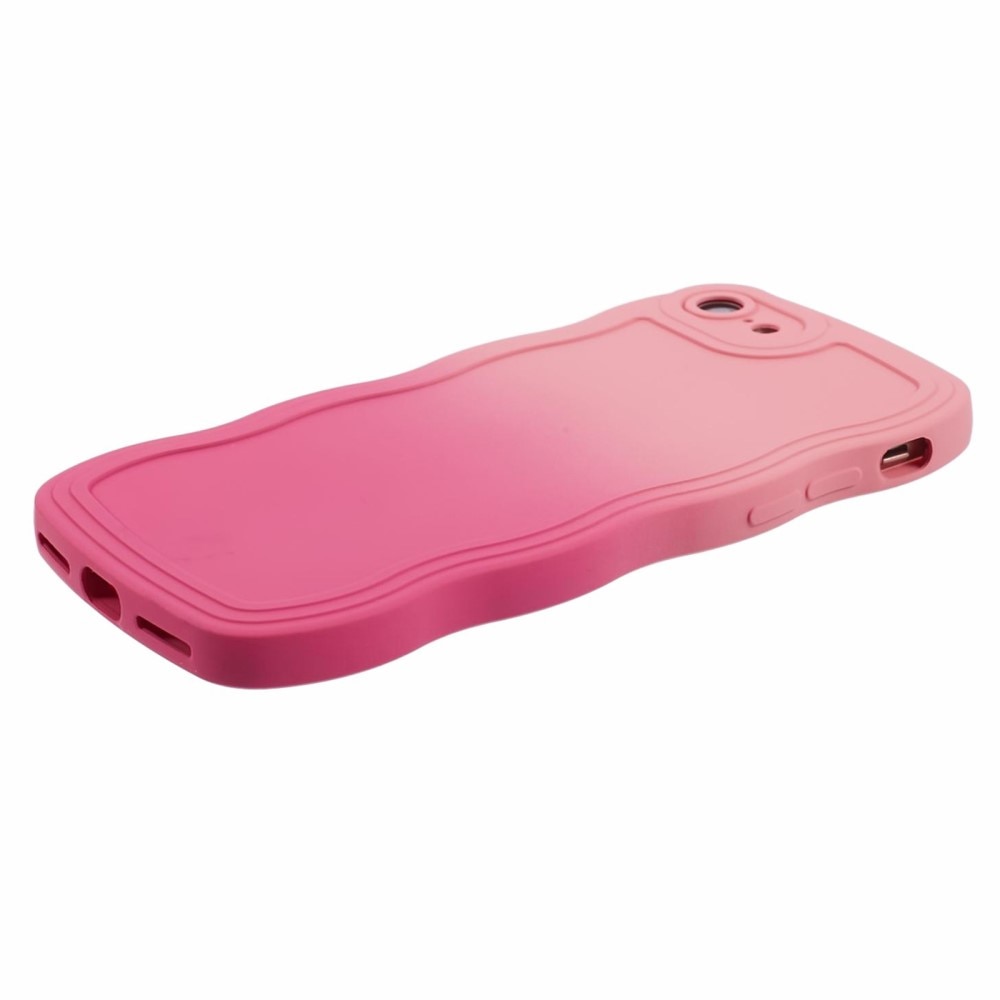 Wavy Edge Skal iPhone SE (2022) rosa ombre