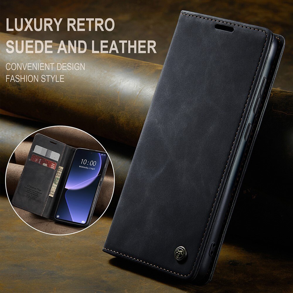 Slim Plånboksfodral Xiaomi 13T Svart
