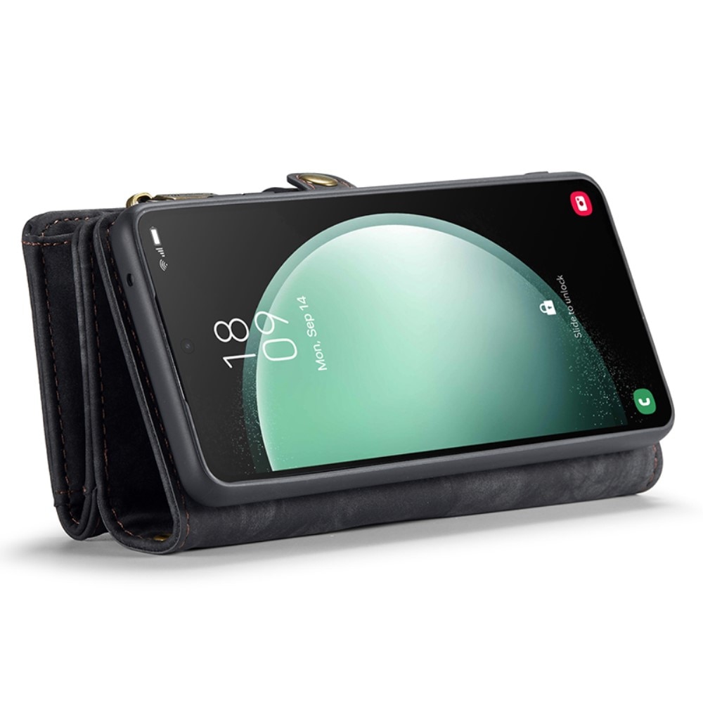 Multi-slot Plånboksfodral Samsung Galaxy S23 FE Grå