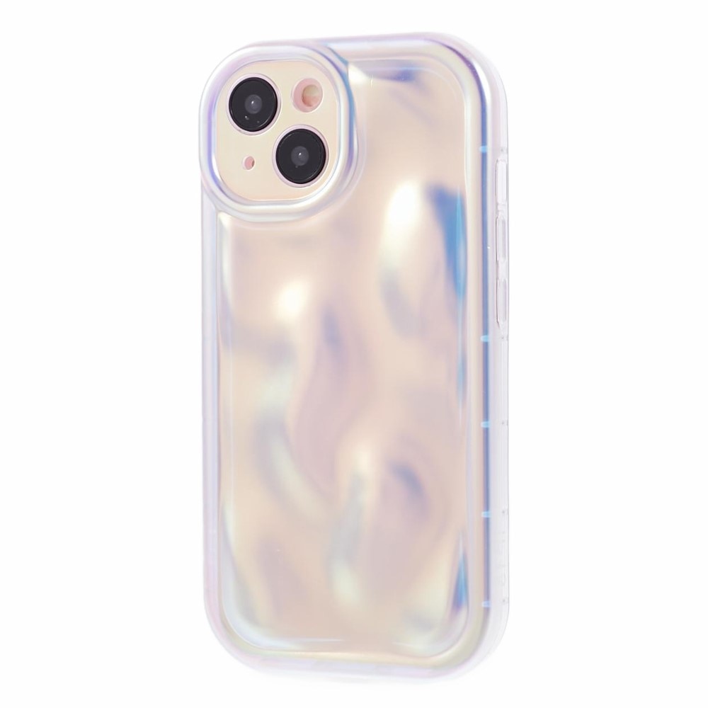 Wavy Skal TPU iPhone 15 pärlemo