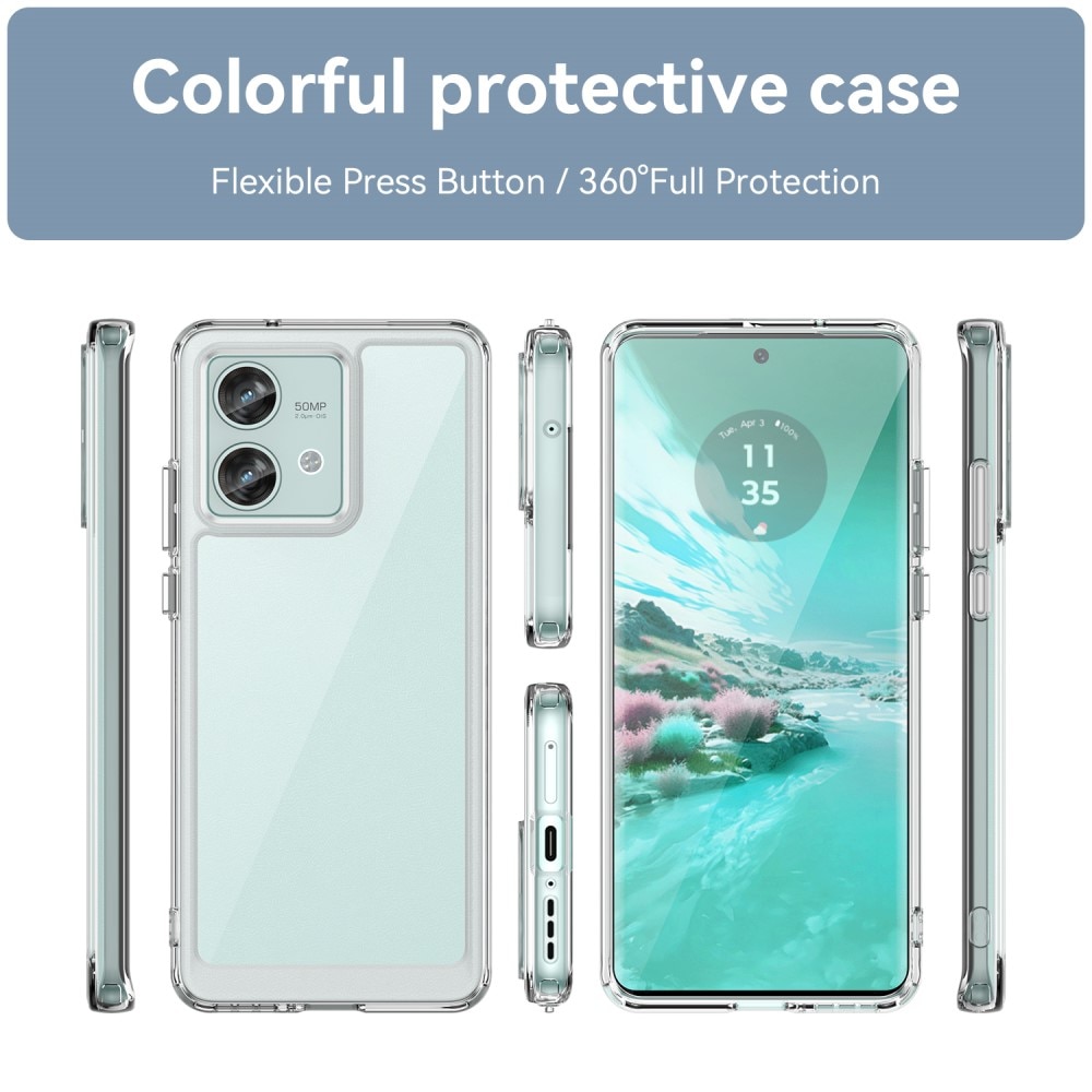 Crystal Hybrid Case Motorola Edge 40 Neo transparent