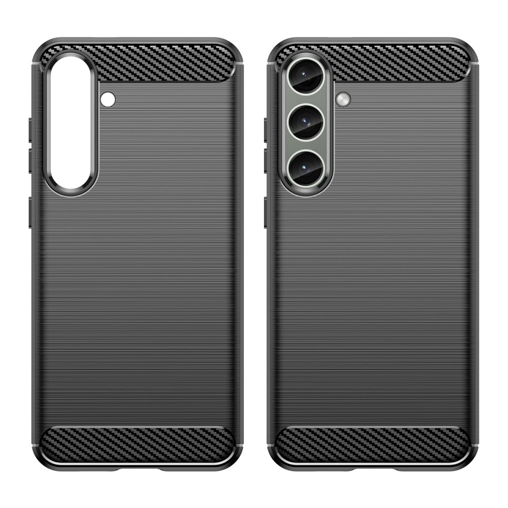 Samsung Galaxy S25 Plus Skal TPU Brushed Svart