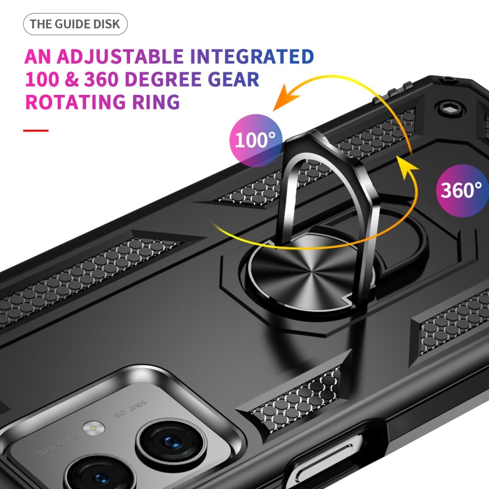 Hybridskal Tech Ring Motorola Moto G54 svart