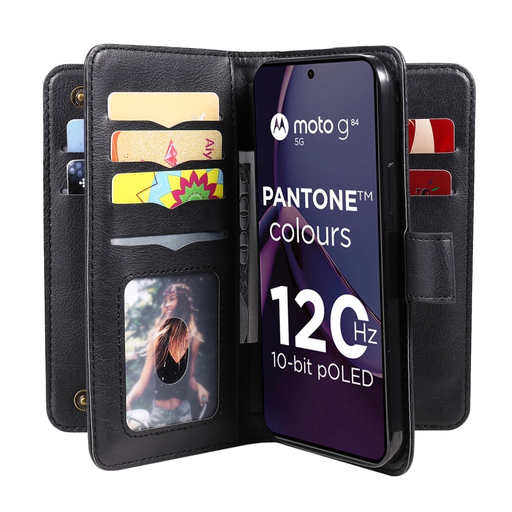 Mobilfodral Multi-slot Motorola Moto G84 svart