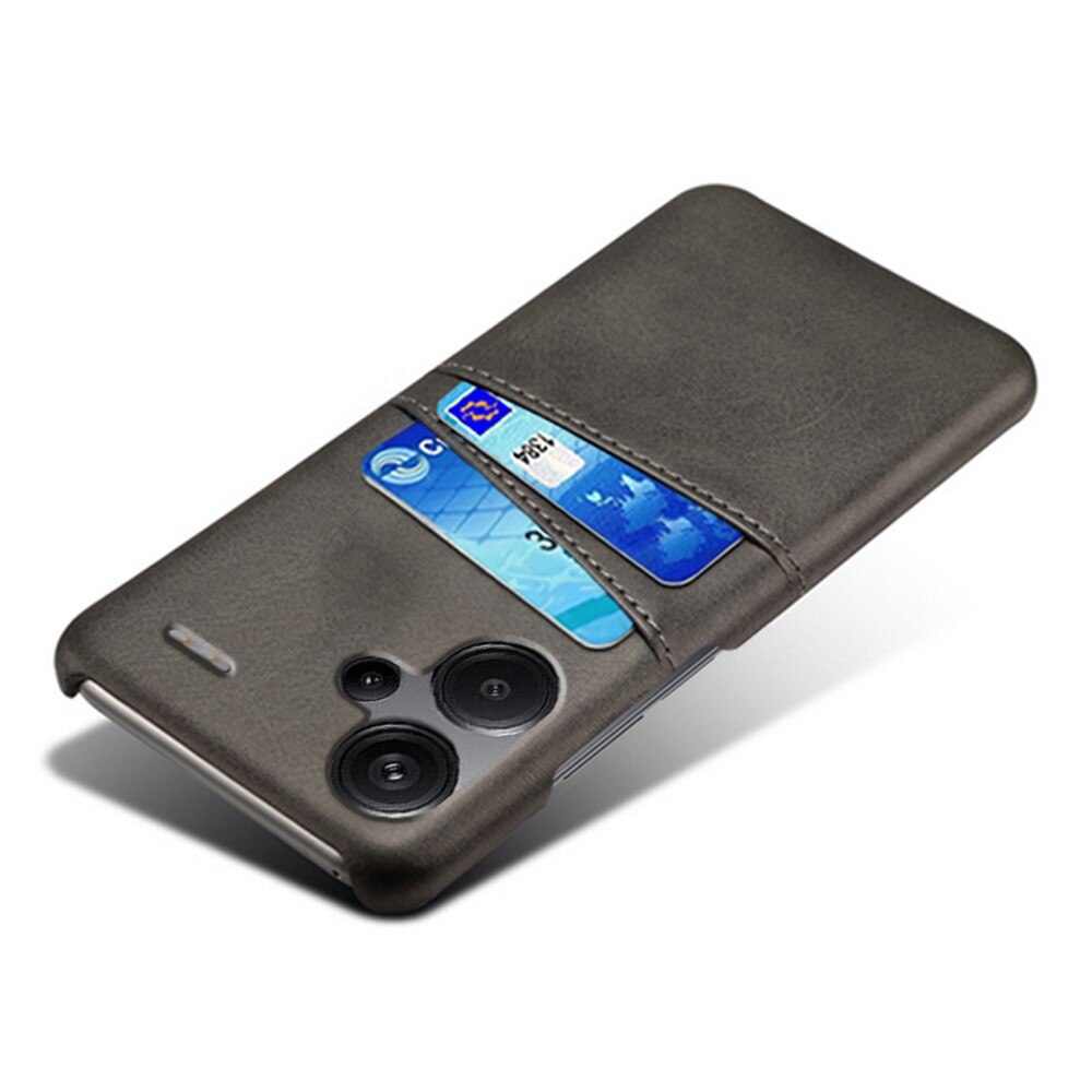 Card Slots Case Xiaomi Redmi Note 13 Pro Plus Svart