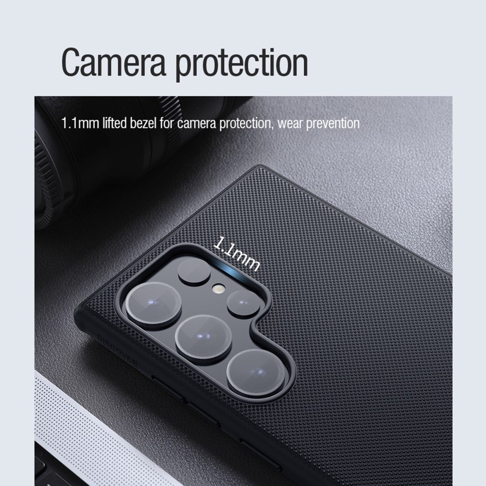 Frosted Shield MagSafe Samsung Galaxy S24 Ultra svart