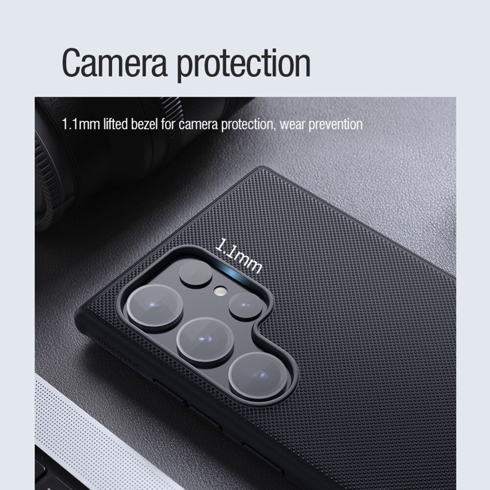 Frosted Shield MagSafe Samsung Galaxy S24 Ultra Svart