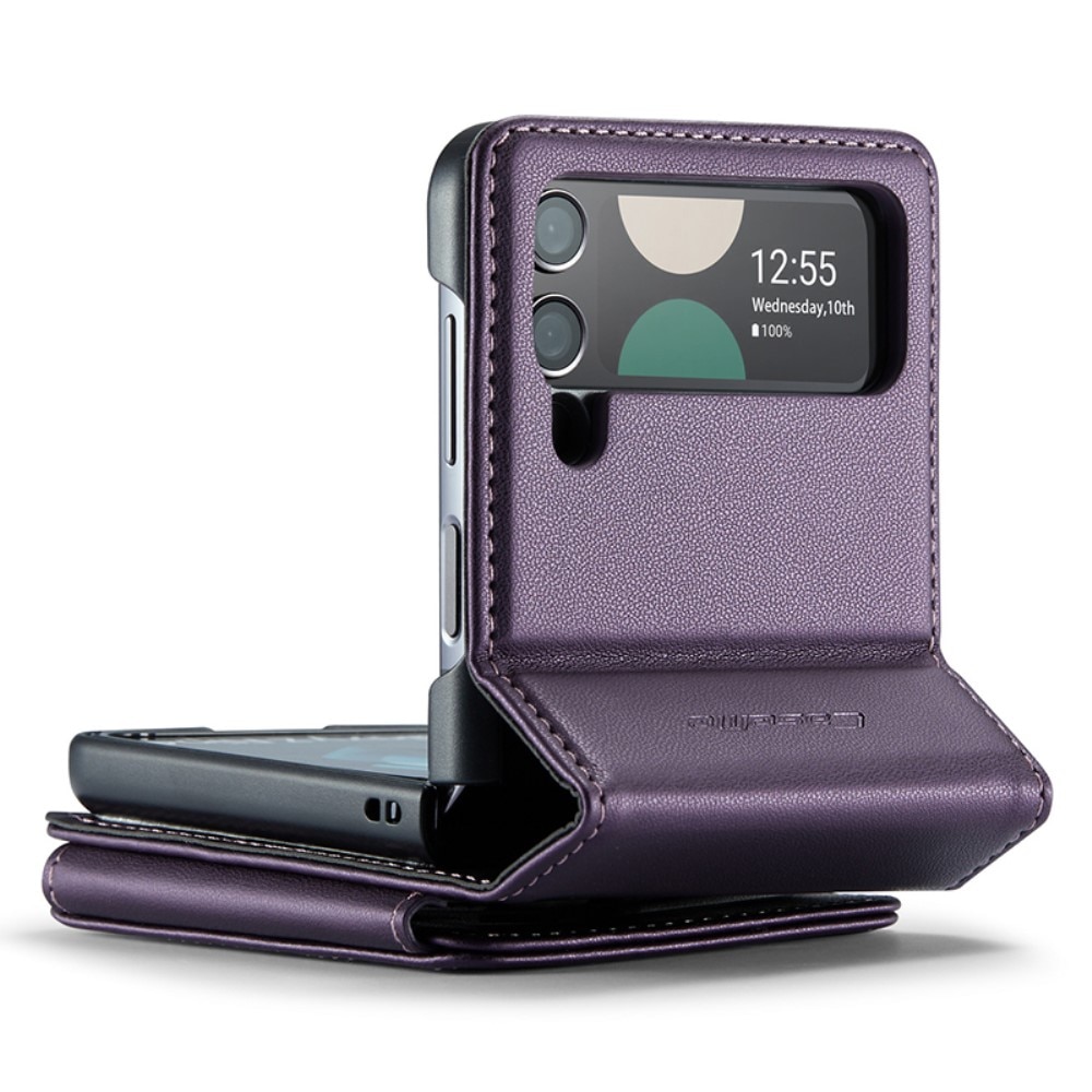 Plånboksskal RFID-skydd Samsung Galaxy Z Flip 3 lila