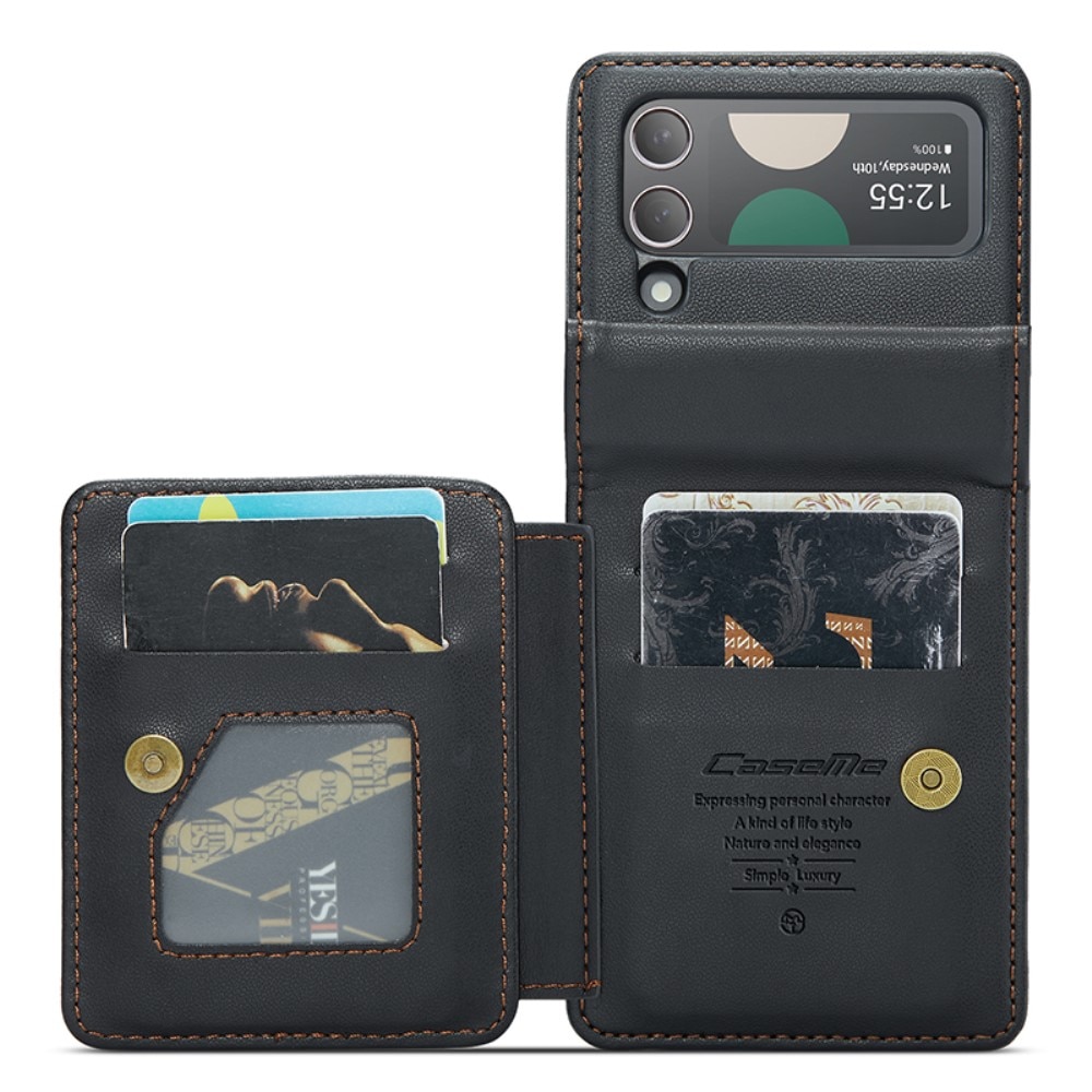 Plånboksskal RFID-skydd Samsung Galaxy Z Flip 3 svart
