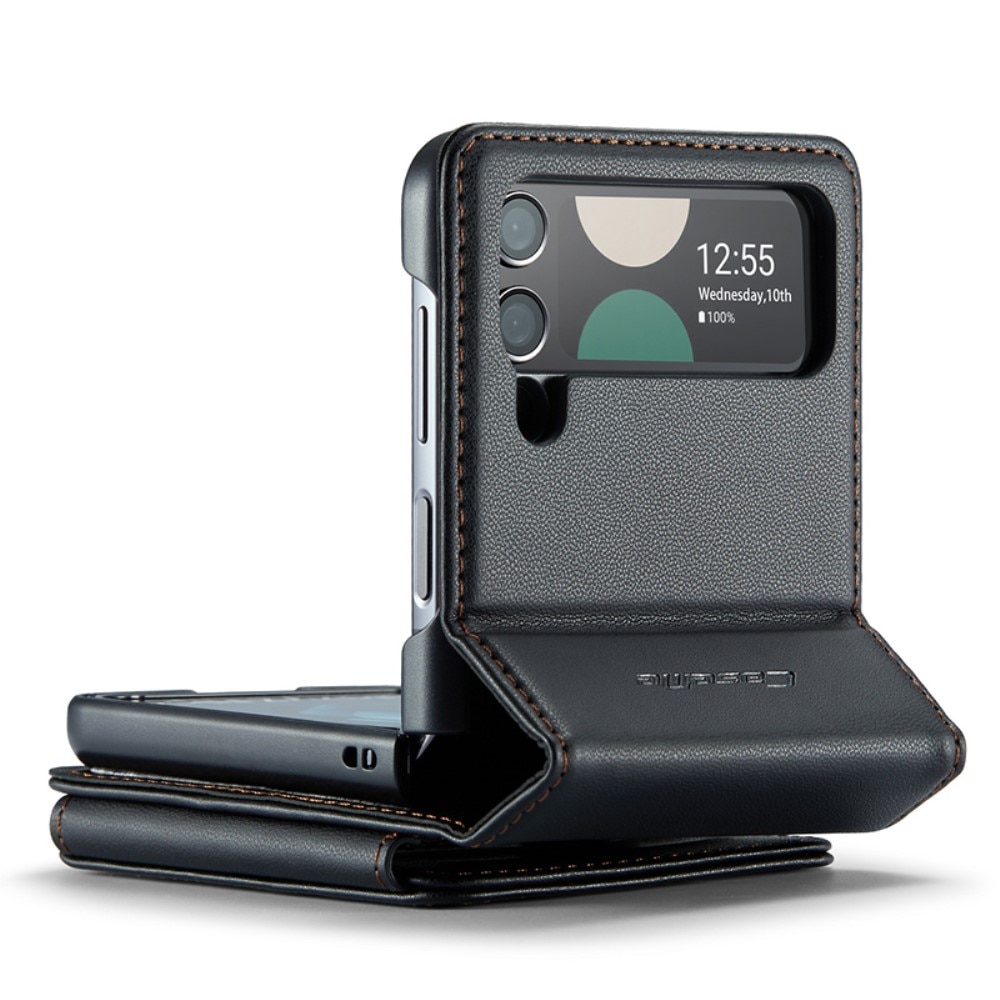 Plånboksskal RFID-skydd Samsung Galaxy Z Flip 3 svart