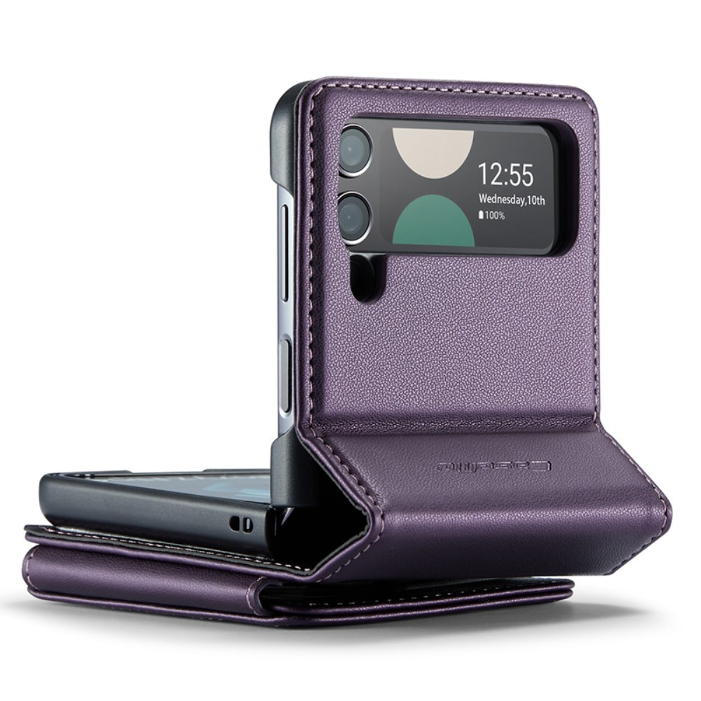 Plånboksskal RFID-skydd Samsung Galaxy Z Flip 4 lila