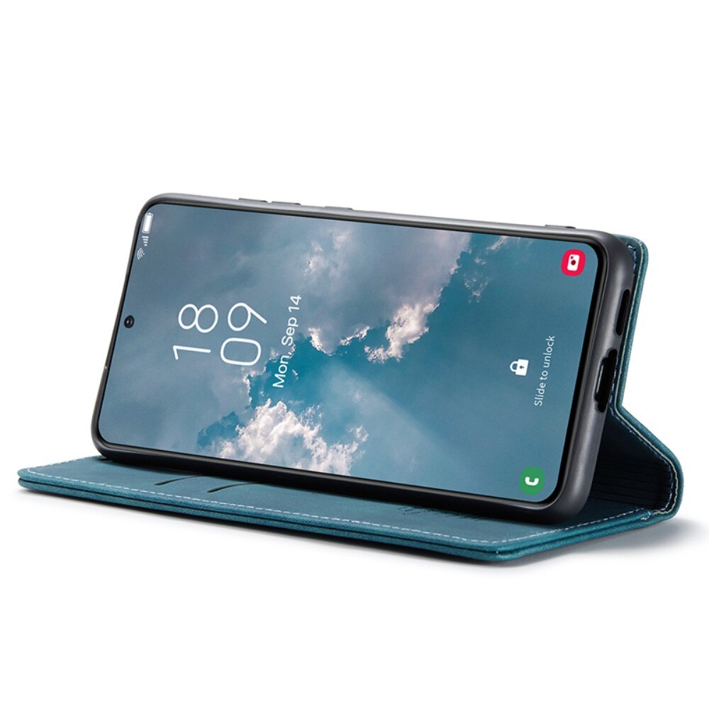 Slim Plånboksfodral Samsung Galaxy S24 Plus Blå