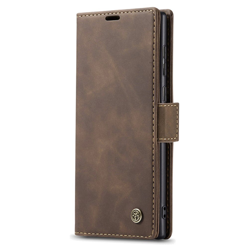 Slim Plånboksfodral Samsung Galaxy S24 Ultra Brun