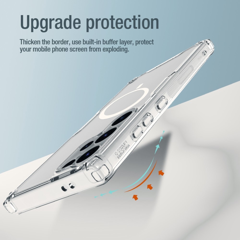 Nature Pro Skal MagSafe Samsung Galaxy S24 Ultra transparent