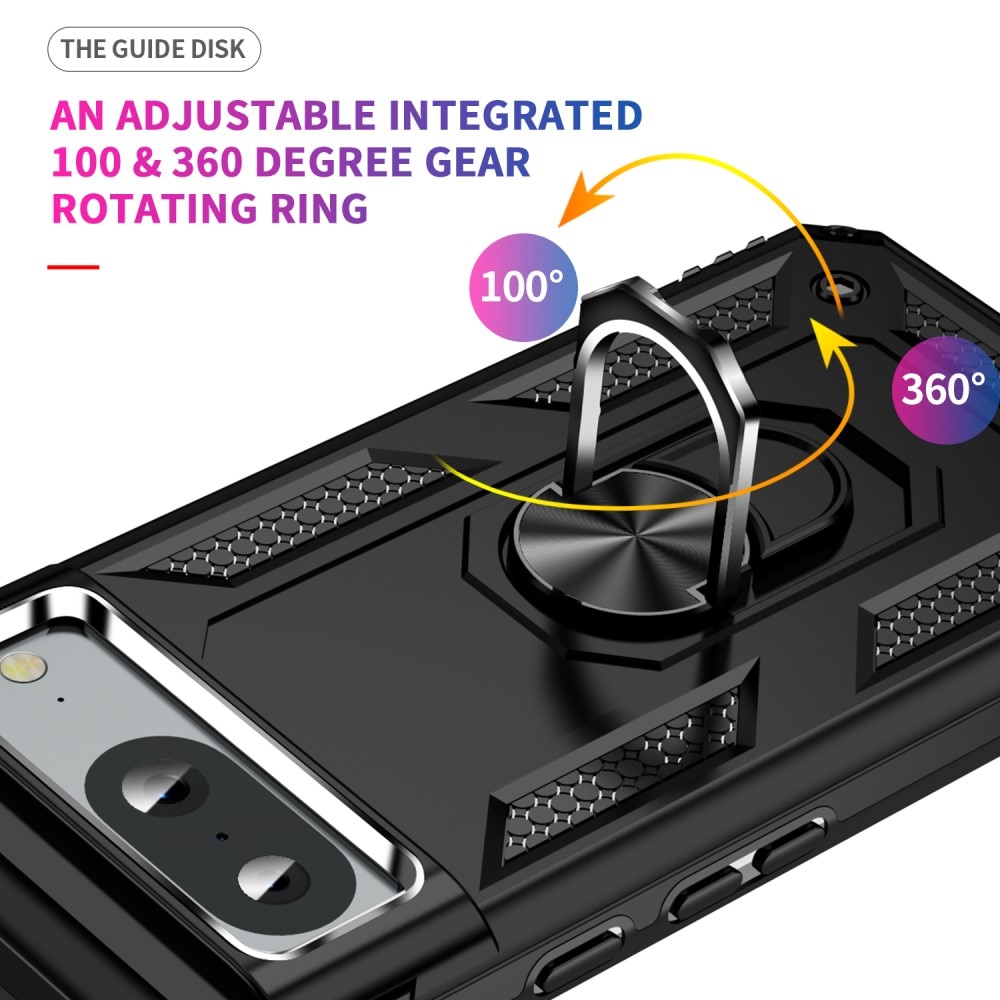 Hybridskal Tech Ring Google Pixel 8a svart