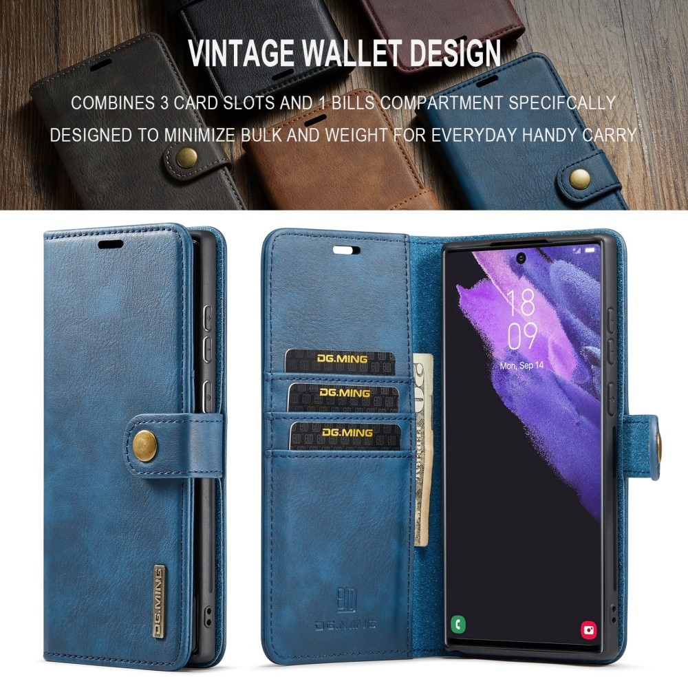 Magnet Wallet Samsung Galaxy S24 Ultra Blue